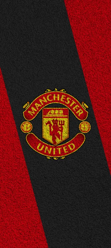 Manchester United Red Devils Textured Art – High Resolution Smartphone Wallpaper