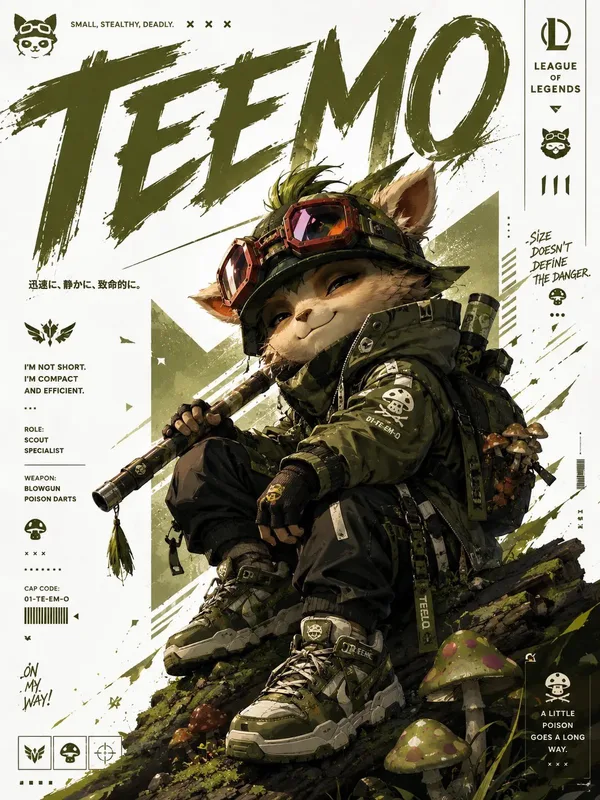 Teemo Anime Mobile Wallpaper
