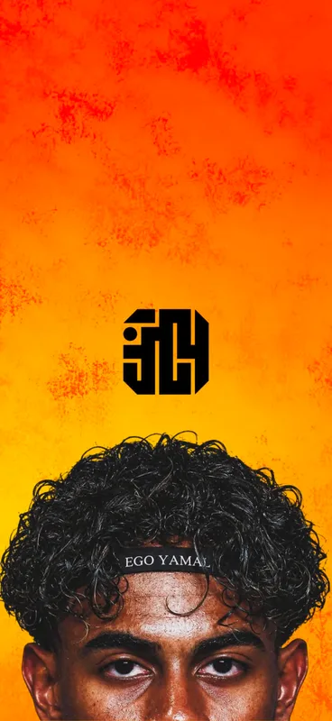 Aesthetic Lamine Yamal Orange FIFA World Cup 2026 iPhone Wallpaper
