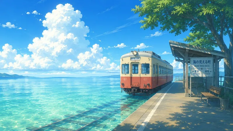 See - Train Anime Wallpaper 