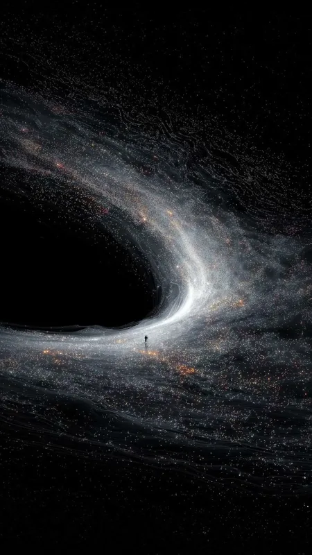 Man Wandering in Space