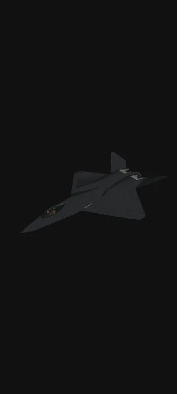 Stealth Fighter Jet Dark Phone Wallpaper