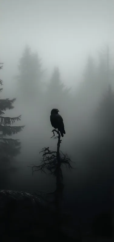 Crow On The Tree