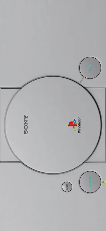 Retro PlayStation 1 Console Phone Wallpaper 4K