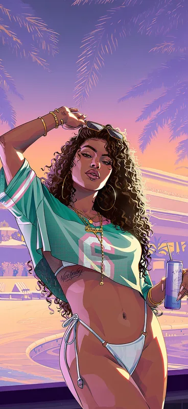 GTA VI Cover Girl