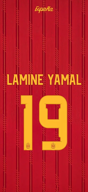 Lamine Yamal Spain Jersey FIFA World Cup 2026 Phone Wallpaper 4K
