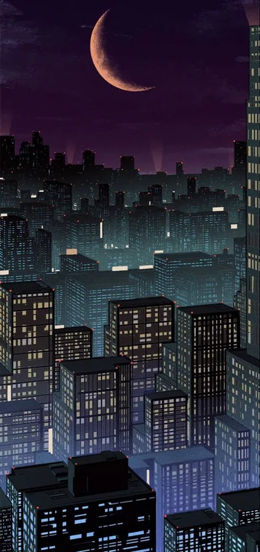 Cartoon City Night