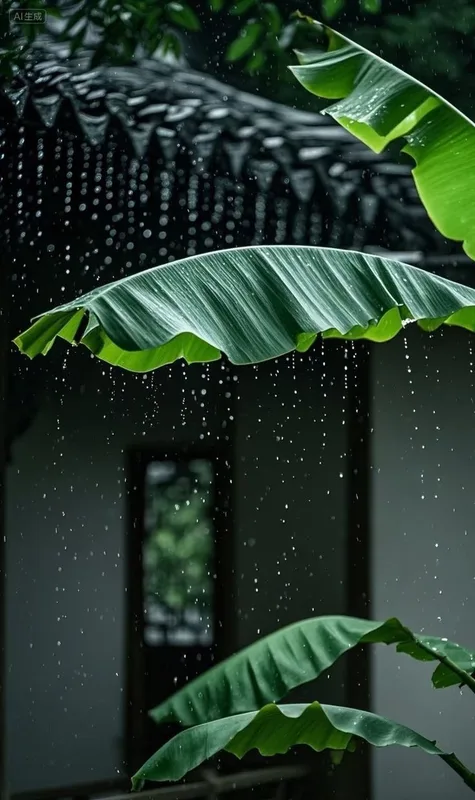 Emerald Rain Wallpaper