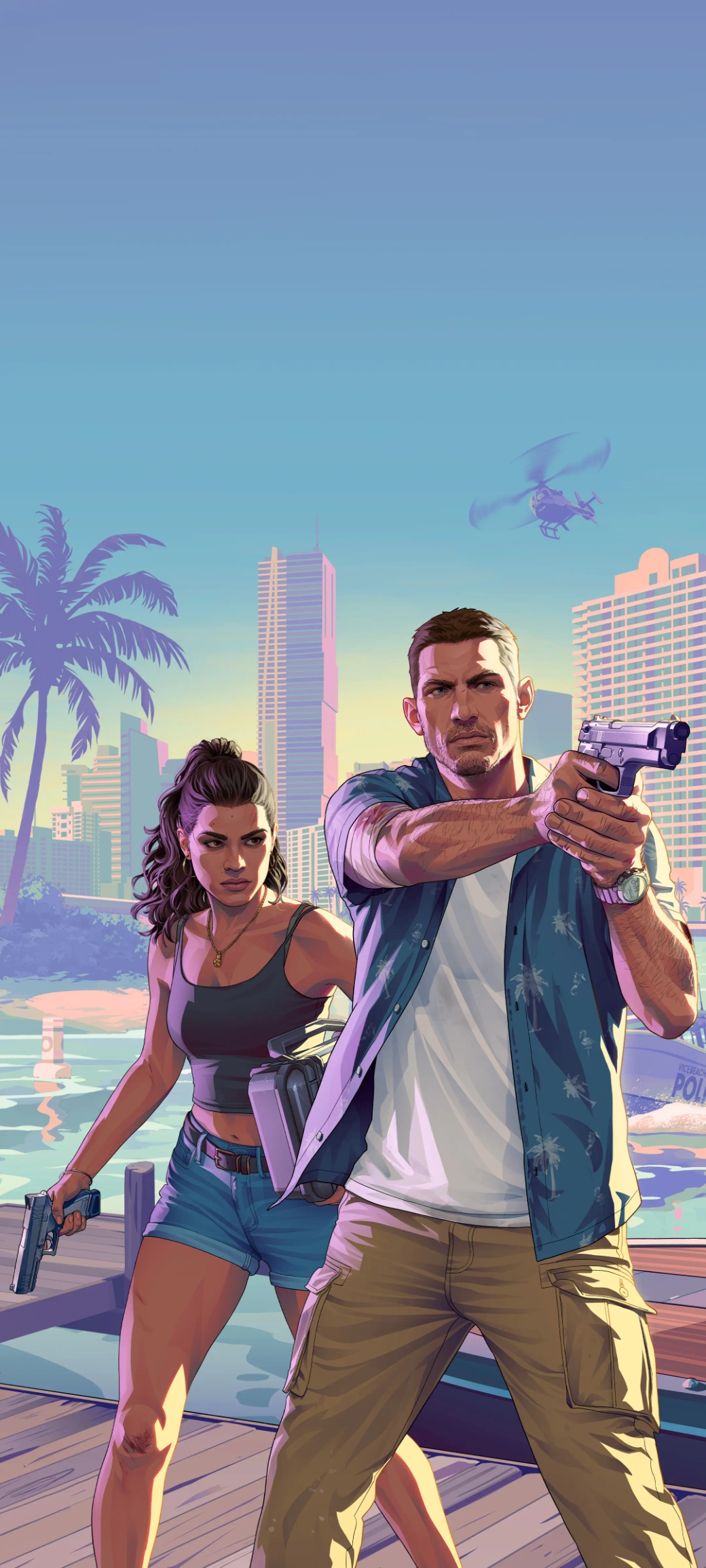 Jason Duval & Lucia Caminos Wallpaper GTA 6 Mobile