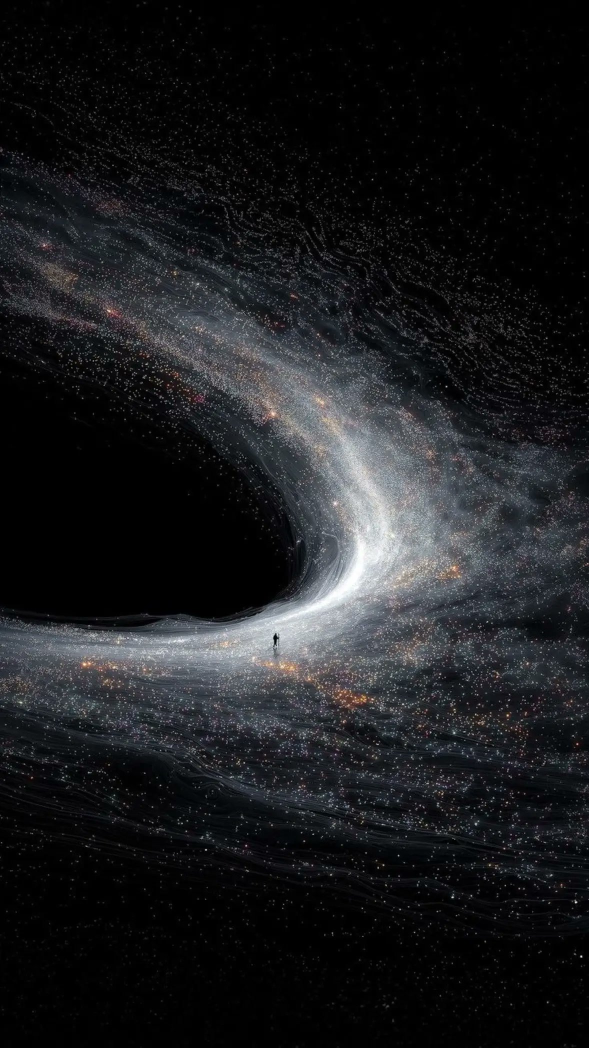 Man Wandering in Space