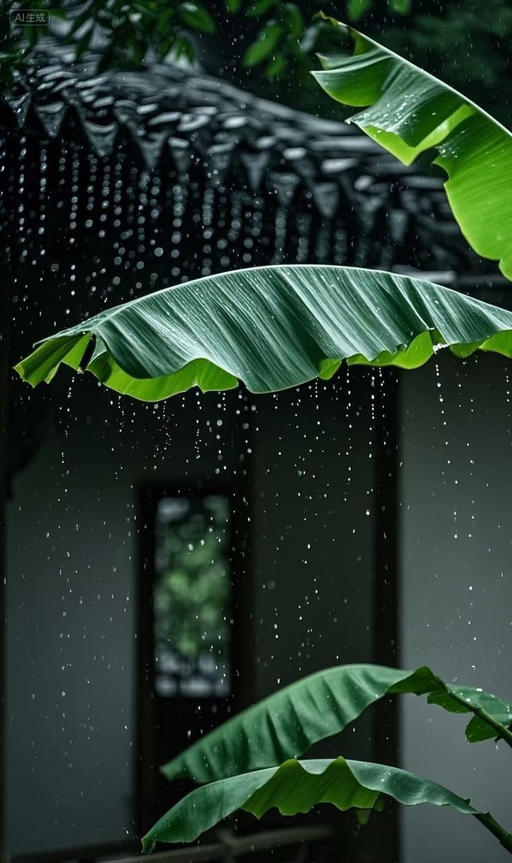 Emerald Rain Wallpaper