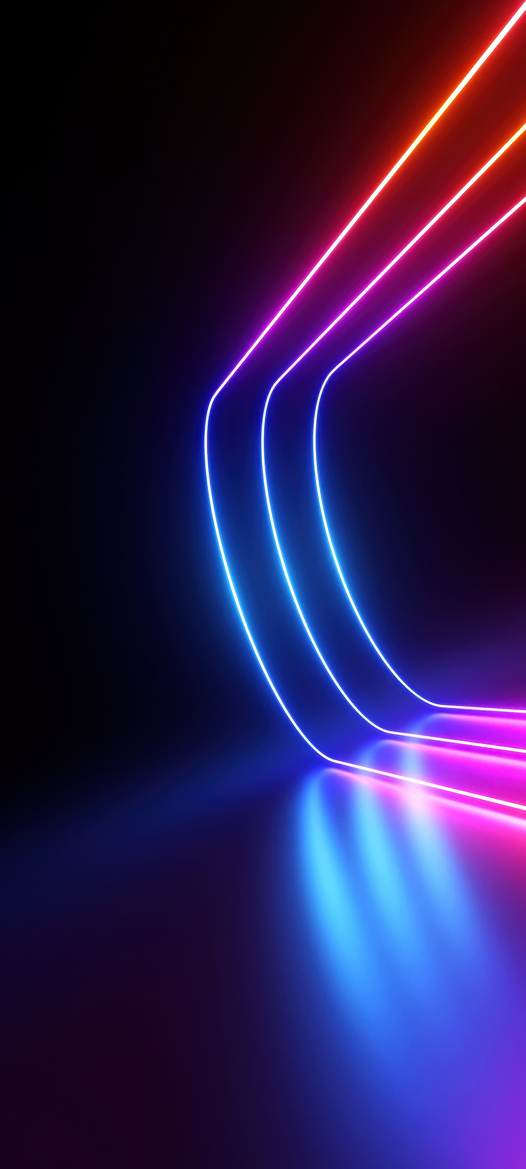 Neon Light Abstract Phone Wallpaper 4K