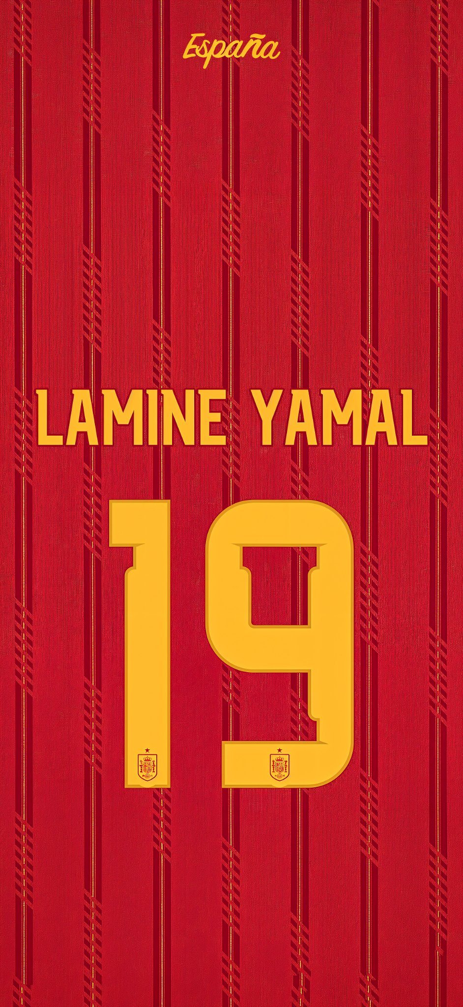 Lamine Yamal Spain Jersey FIFA World Cup 2026 Phone Wallpaper 4K