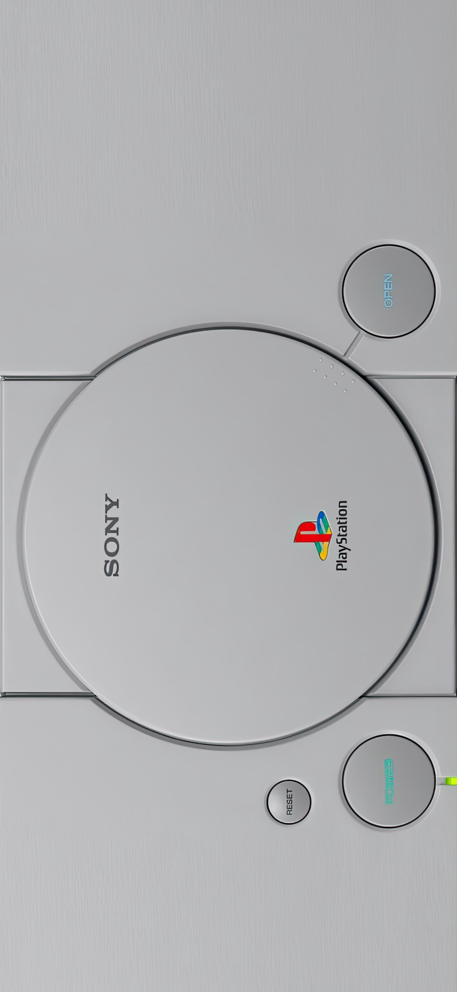 Retro PlayStation 1 Console Phone Wallpaper 4K