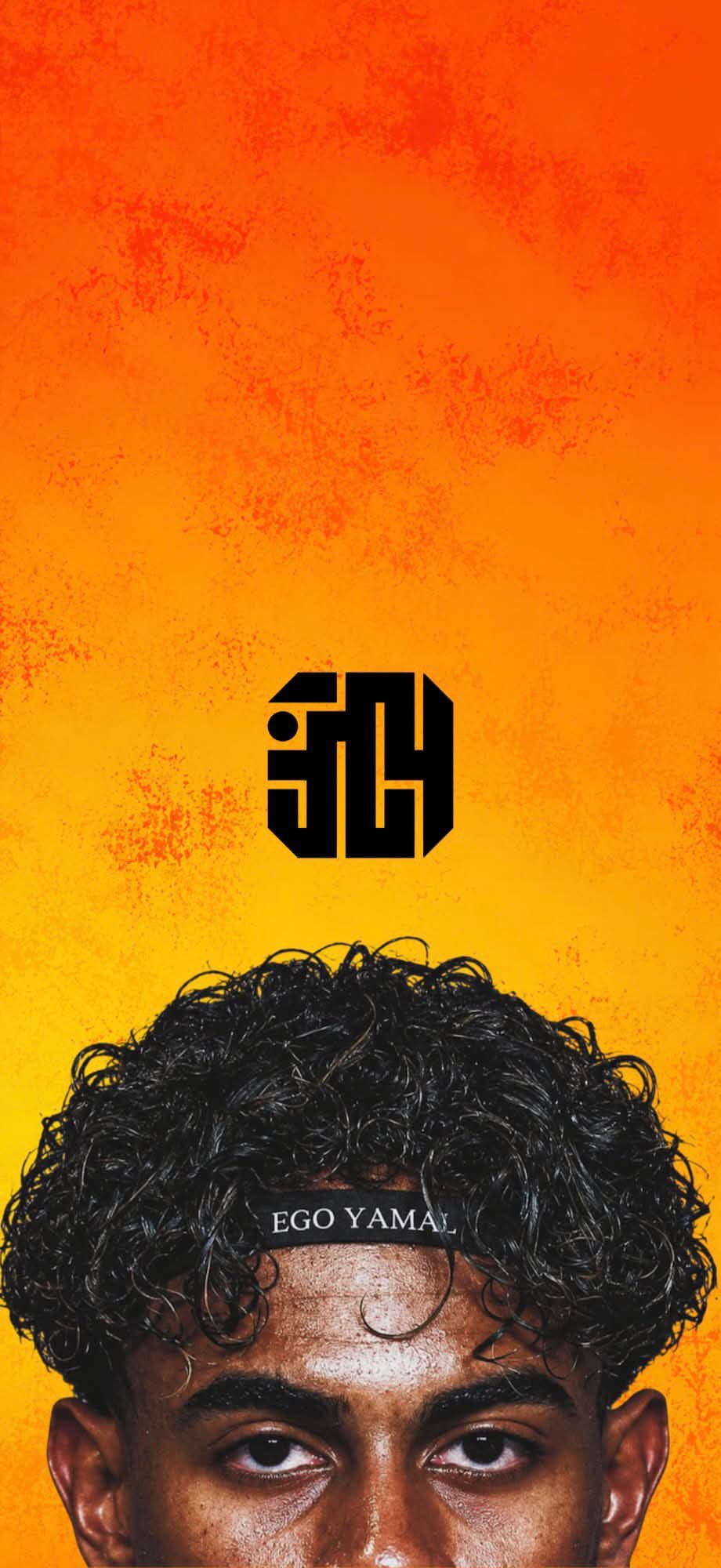 Aesthetic Lamine Yamal Orange FIFA World Cup 2026 iPhone Wallpaper