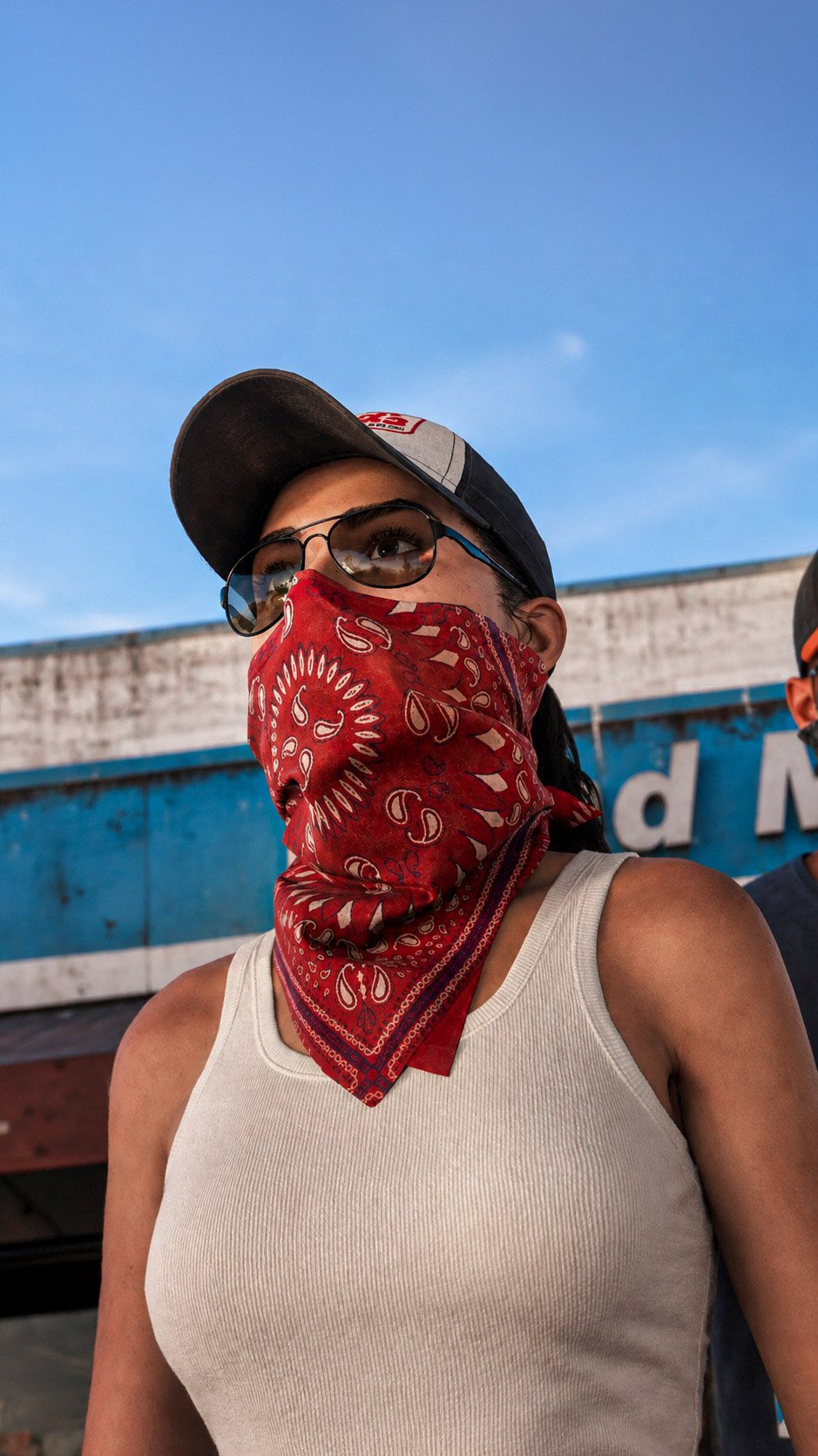 GTA 6 Lucia Bandana and Sunglasses β Mobile Background HD